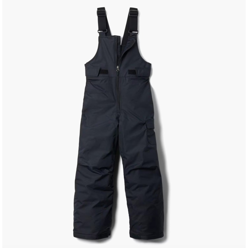 Columbia Snowslope II Insulated Ski Bibs Youth Medium Black Winter Overalls